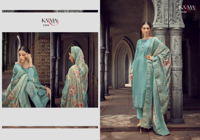 Karma Samaira 4095 Series Heavy Exclusive Wear Designer Salwar Kameez Collection